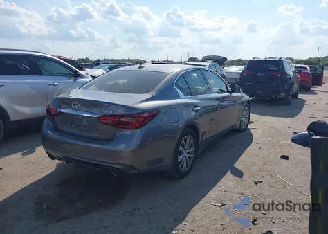 2019 Infiniti Q50 3.0T Luxe from USA, damaged, VIN JN1EV7AP2KM517651